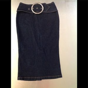 D&G high waisted jean skirt